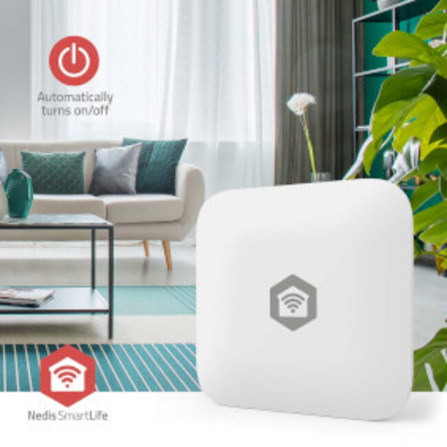 SmartLife Klimaatsensor | Zigbee 3.0 | Batterij Gevoed | Android™ / IOS | Wit