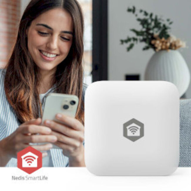 SmartLife Water Detector | Zigbee 3.0 | Batterij Gevoed | Max. batterijduur: 12 Maanden | Wit