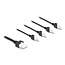 Delock Cable Mini-Fit 4.2 mm 10 pin male to 4 x DC 5.5 x 2.5 mm female and 4 x Mini-Fit 4.2 mm 2 pin male black