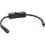 DC verlengkabel met schakelaar | 5,5 x 2,1mm | max. 140W | zwart | 0,20 meter