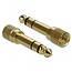Delock 3,5mm Jack verleng spiraalkabel met schroefbare 6,35mm Jack adapter | 1 meter