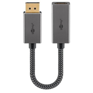 Goobay Goobay Plus DisplayPort - HDMI adapter | 4K 60Hz | 0,20 meter
