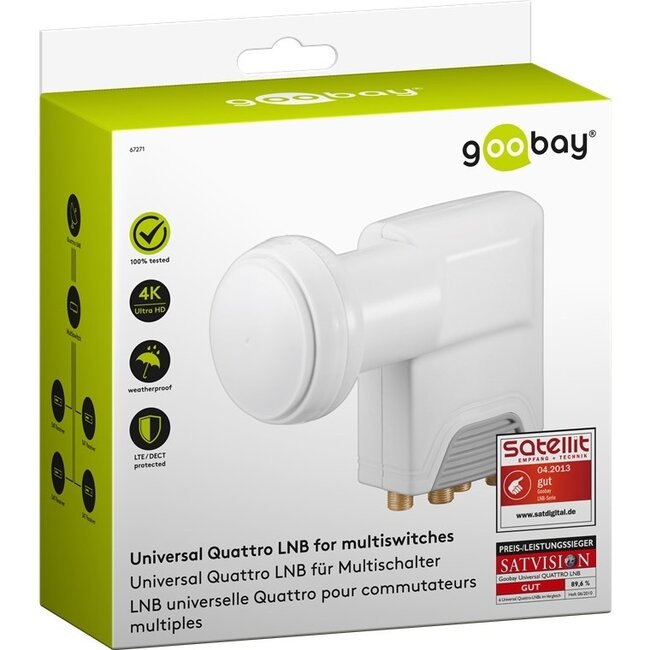Goobay universele Quattro LNB