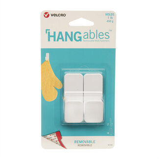 Velcro VELCRO® HANGables Kleine Klebe-Haken 450g, 2 St. wiederablösbar, weiß