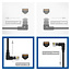 UTP CAT6a slimline netwerkkabel | haaks (boven) / haaks (beneden) | LSZH | zwart | 1,5 meter
