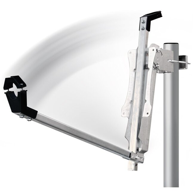 Goobay satellietschotel | 80 cm | aluminium | zwart