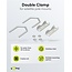 Goobay mastklem set voor satellietschotel | klemdiameter 30-60 mm | zilver