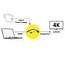 InLine HDMI - DisplayPort adapter | USB-A voeding | 4K 30Hz | 0,30 meter