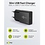 Goobay slim USB lader | USB-C PD | GaN | 25W | zwart