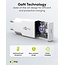 Goobay slim USB lader | USB-C PD | GaN | 25W | wit