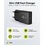 Goobay slim USB lader | USB-C PD | GaN | 30W | zwart