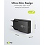 Goobay slim USB lader | USB-C PD | GaN | 30W | zwart