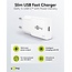 Goobay slim USB lader | USB-C PD | GaN | 30W | wit