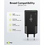 Goobay slim USB lader | USB-C PD + USB-A QC | GaN | 20W | zwart