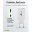 Goobay slim USB lader | USB-C PD + USB-A QC | GaN | 20W | wit
