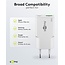 Goobay slim USB lader | USB-C PD + USB-A QC | GaN | 20W | wit