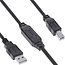 InLine actieve USB-A - USB-B kabel | USB2.0 | 7,5 meter