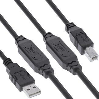 InLine InLine actieve USB-A - USB-B kabel | USB2.0 | 25 meter
