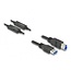 Delock actieve USB-A - USB-B kabel | USB3.0 5 Gbps | 10 meter