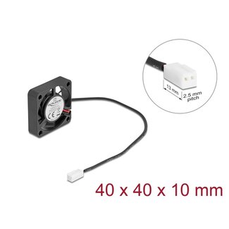 DeLOCK Delock Axial Fan 5 V DC, 40 x 40 x 10 mm black
