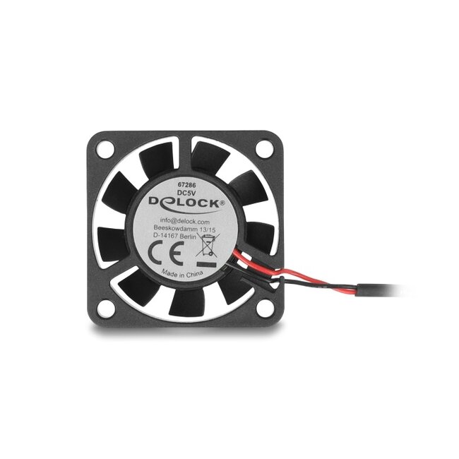Delock Axial Fan 5 V DC, 40 x 40 x 10 mm black