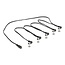 Delock DC Cable Splitter 1 x female straight to 5 x female 5.5 x 2.1 mm 90° angled for built-in black