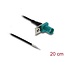 Delock Antenna Cable FAKRA Z plug to open wires 1.13 - 20 cm 1 prepunched hole