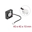 Delock Axial Fan 12 V DC, 40 x 40 x 10 mm black