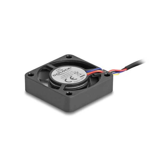 Delock Axial Fan 12 V DC, 40 x 40 x 10 mm black