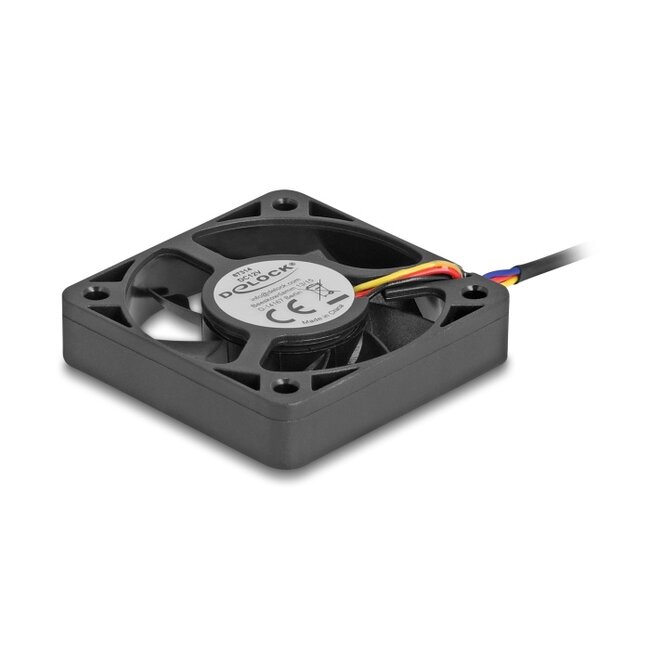 Delock Axial Fan 12 V DC, 50 x 50 x 10 mm black