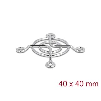 DeLOCK Delock Fan Grill 40 x 40 mm silver