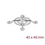 Delock Fan Grill 40 x 40 mm silver