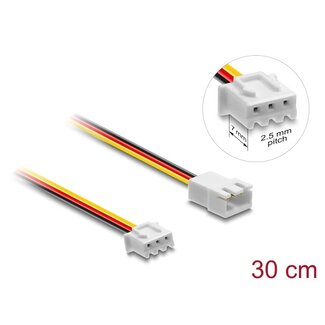 DeLOCK Delock Fan Extension Cable male to female 3 pin 30 cm