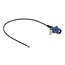 Delock Antenna Cable FAKRA C plug to MHF® I plug 1.13 - 20 cm 1 prepunched hole
