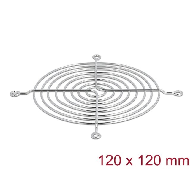 Delock Fan Grill 120 x 120 mm silver