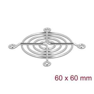 DeLOCK Delock Fan Grill 60 x 60 mm silver