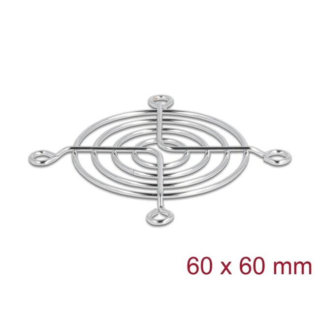 Delock Fan Grill 60 x 60 mm silver