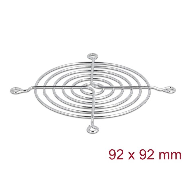 Delock Fan Grill 92 x 92 mm silver