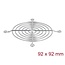 Delock Fan Grill 92 x 92 mm silver