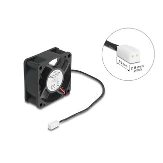 DeLOCK Delock Axial Fan 5 V DC, 60 x 60 x 25 mm black