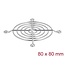 Delock Fan Grill 80 x 80 mm silver