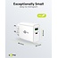 Goobay USB lader | USB-C PD + USB-A QC | GaN | 30W | wit