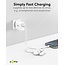Goobay USB lader | USB-C PD + USB-A QC | GaN | 30W | wit