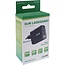 InLine USB lader | 2x USB-C PD + 1x USB-A QC | GaN | 65W | display | zwart