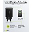 Goobay USB lader | USB-C PD + USB-A QC | GaN | 30W | zwart