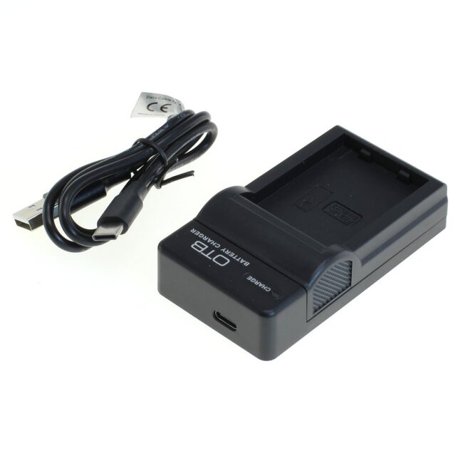 Camera acculader voor o.a. Canon NB-12L en NB-13L | USB-C