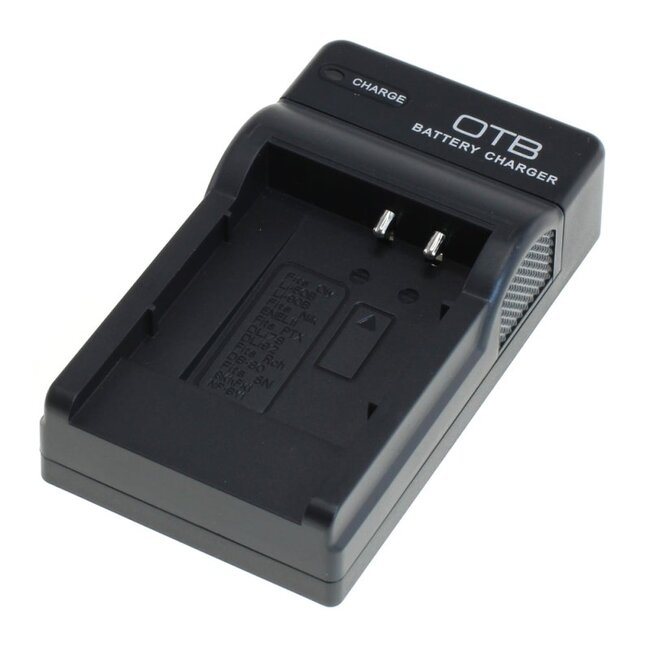Camera acculader voor o.a. Panasonic CGA-S005/S007/S008,  Fuji NP-70 en Samsung IA-BH125C/BP125A | USB-C