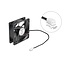 Delock Axial Fan 5 V DC, 80 x 80 x 25 mm black