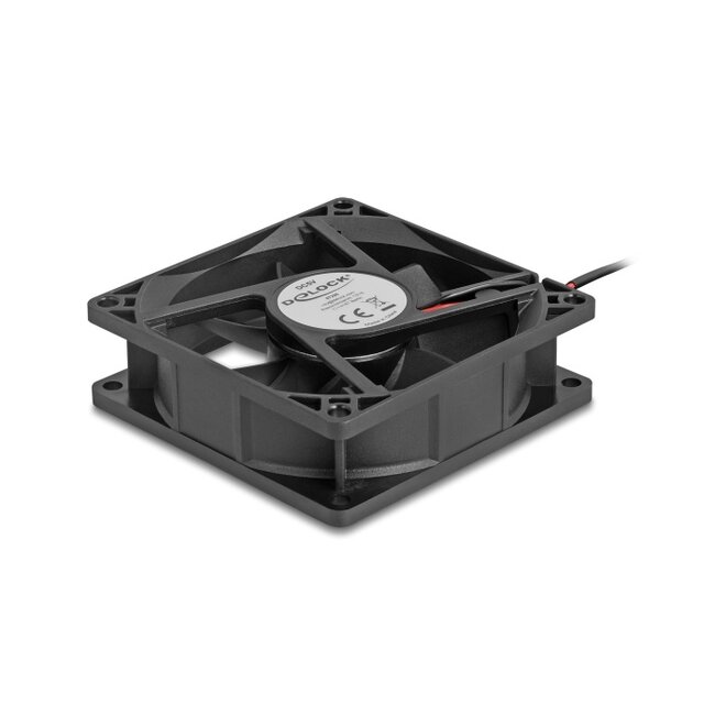 Delock Axial Fan 5 V DC, 80 x 80 x 25 mm black