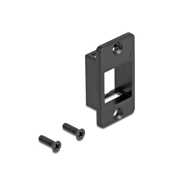 Delock Keystone Holder for cases conical black